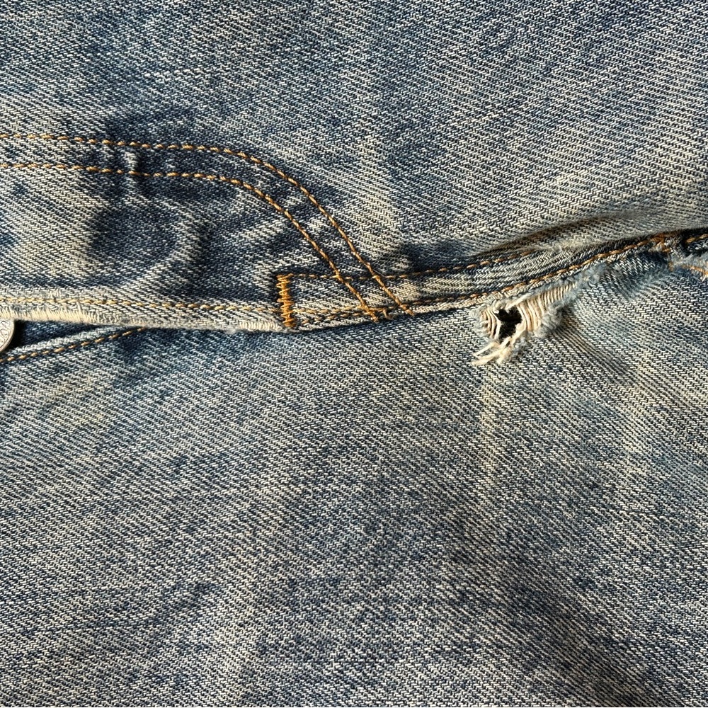 Levi's 501 Vintage Denim Jeans 32x34 - Picture 4 of 9
